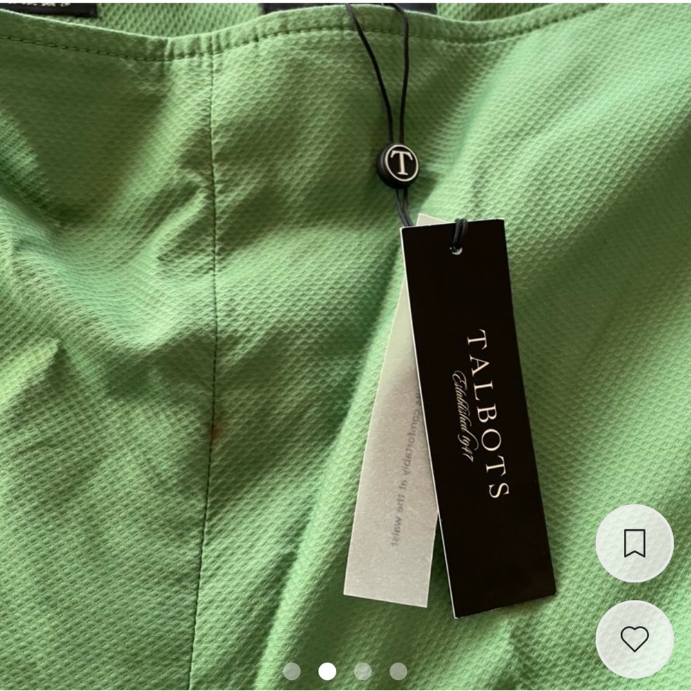 NWT Women’s Talbots Capris, Green, Size 12 Petite - Picture 4 of 4